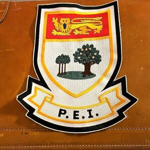 Vintage 1980's P. E. I Large Stitched Patch | Size OS